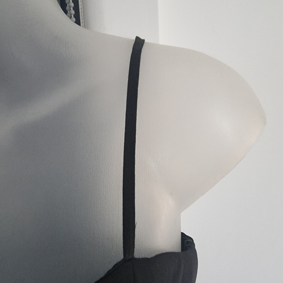 Womens black ballerina style dress - Picture 6 of 12